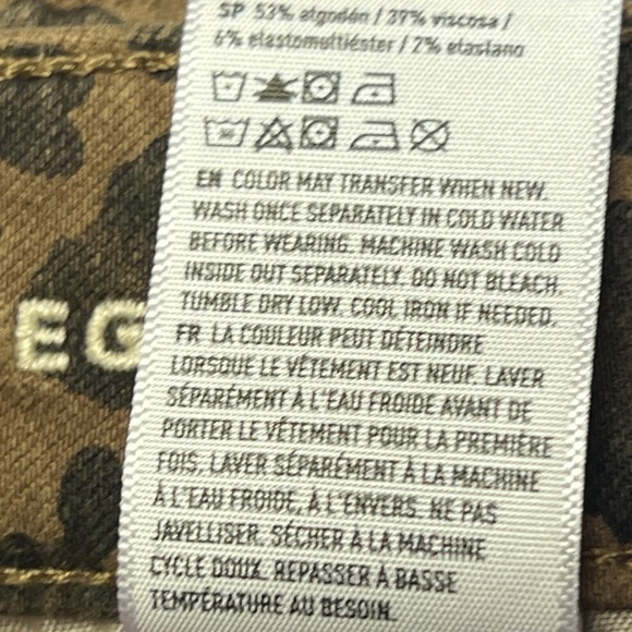 American‎ Eagle Womens Leopard Print Super Hi Rise Jegging Skinny Pants Size 4 - Picture 11 of 13